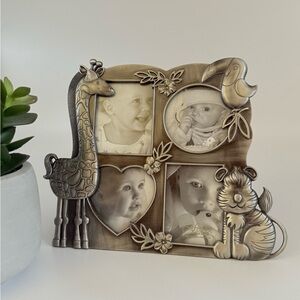 Fetco Silver Animal-Themed Photo Frame